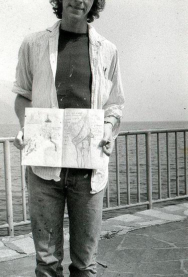 Larry in Italy 1982