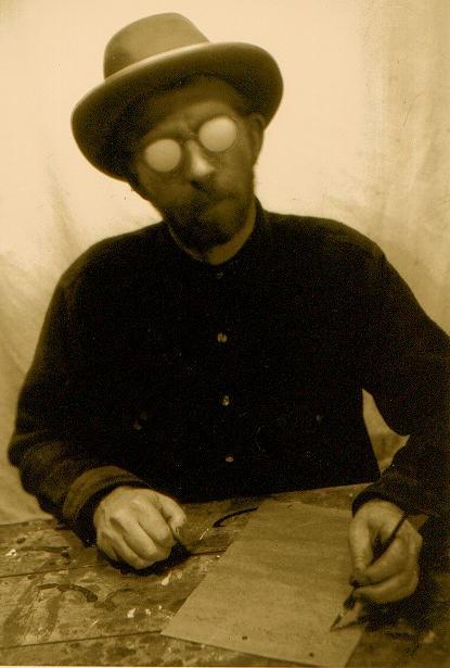 scribe, slef portrait ca 2003