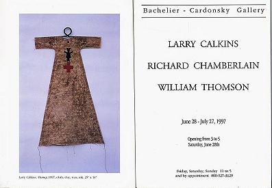 Bachelier Cardonsky Gallery. CT, 1997, 2 person show