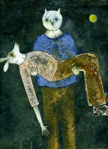 good shepherd, 2009, 14 x 12
