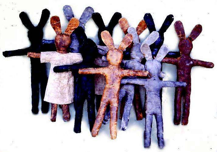 group of rabbits, 1995